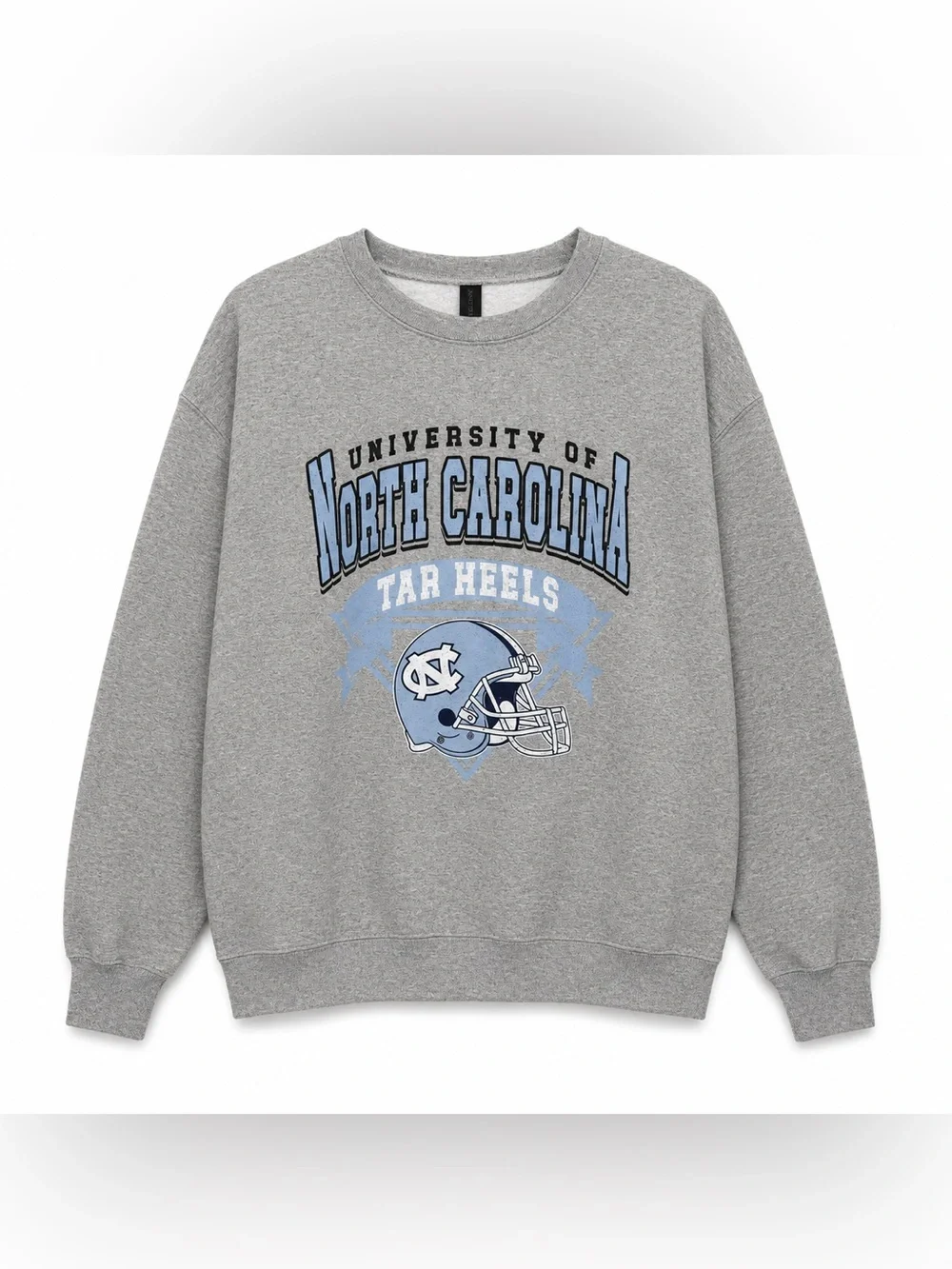 North Carolina Tar Heels Sweatshirt Women’s Medium Gray Gildan Crewneck